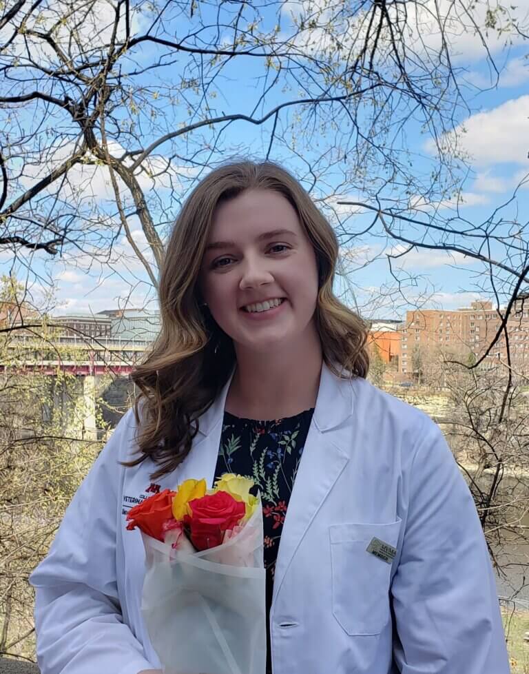 Dr. Alyssa Stephens, a veterinarian at East Valley Animal Clinic.